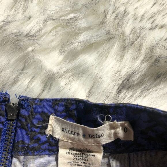 Urban Outfitters Silence and Noise Grunge Punk Purple & Black Shorts - Picture 5 of 6